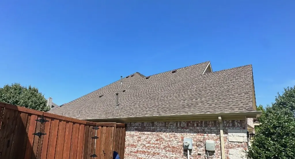 Completed roof replacement project in Madeira